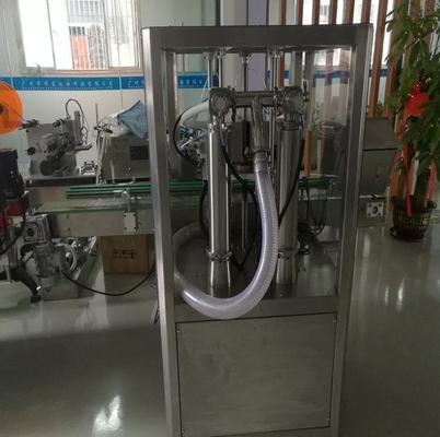Servo Motor PLC เครื่องบรรจุของเหลวเครื่องสำอาง 2 หัวสำหรับขวดแก้ว