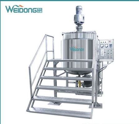 เครื่องผสมโลชั่นอัตโนมัติ 5.5KW, เครื่องทำครีมบำรุงผิวกาย Antirust