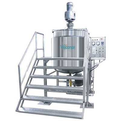 เครื่องผสมโลชั่นอัตโนมัติ 5.5KW, เครื่องทำครีมบำรุงผิวกาย Antirust