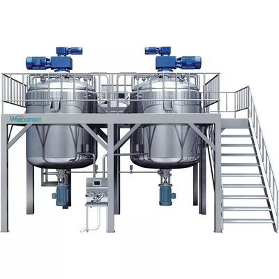 เครื่องทำครีมเครื่องสำอางกันสนิม 500L อุตสาหกรรมอเนกประสงค์