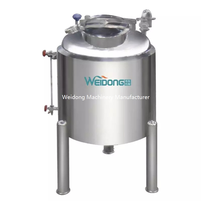 ถัง RO สแตนเลส 500L เคลื่อนย้ายได้, ถัง SS อเนกประสงค์สำหรับน้ำ RO