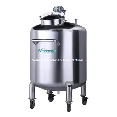 ถัง RO สแตนเลส 500L เคลื่อนย้ายได้, ถัง SS อเนกประสงค์สำหรับน้ำ RO
