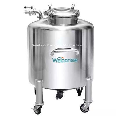 ถัง RO สแตนเลส 500L เคลื่อนย้ายได้, ถัง SS อเนกประสงค์สำหรับน้ำ RO