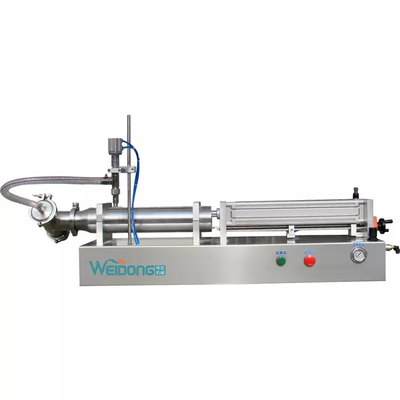 50-600ML วางเครื่องบรรจุอัตโนมัติ 0.6Mpa สำหรับขวดพลาสติกแก้ว