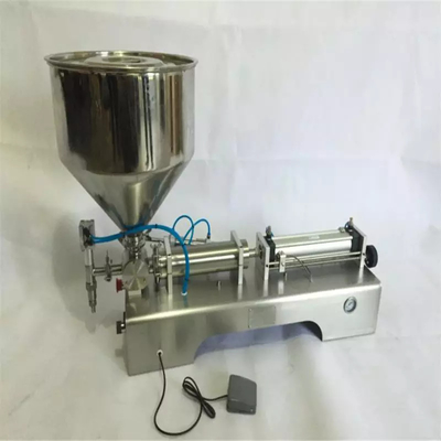 50-600ML วางเครื่องบรรจุอัตโนมัติ 0.6Mpa สำหรับขวดพลาสติกแก้ว