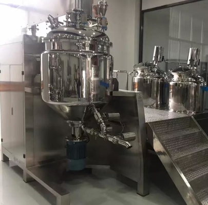นิวเมติกโลชั่นผสมอิมัลซิไฟเออร์เครื่องสำอาง 50 ลิตร SUS304 SUS316