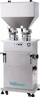 0.6Mpa SUS304 เครื่องบรรจุของเหลวอัตโนมัติสำหรับครีมแชมพูเครื่องสำอาง