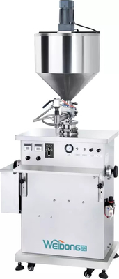 0.6Mpa SUS304 เครื่องบรรจุของเหลวอัตโนมัติสำหรับครีมแชมพูเครื่องสำอาง