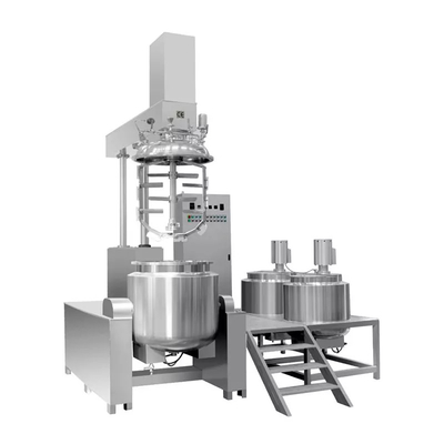 เครื่องผสมอิมัลซิไฟเออร์โฮโมจีไนเซอร์สุญญากาศ 7.5KW ที่เสถียรสำหรับเครื่องสำอาง