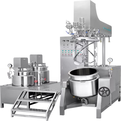 220V 380V Skin Care Cosmetic Emulsifier Mixer Homogenizer ใช้งานได้จริง