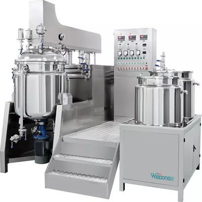 เครื่องผสมเครื่องสำอาง Homogenizer 220V PLC, เครื่อง Homogenizer โลชั่นกันสนิม