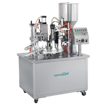 เครื่องบรรจุและปิดผนึกท่อที่มีความเสถียร 1.5KW กันสนิมกึ่งอัตโนมัติ