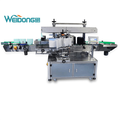 Universal Filling Capping Labeling Machine Single Double Side Label Flat Square Bottle