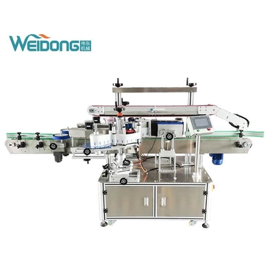 Universal Filling Capping Labeling Machine Single Double Side Label Flat Square Bottle
