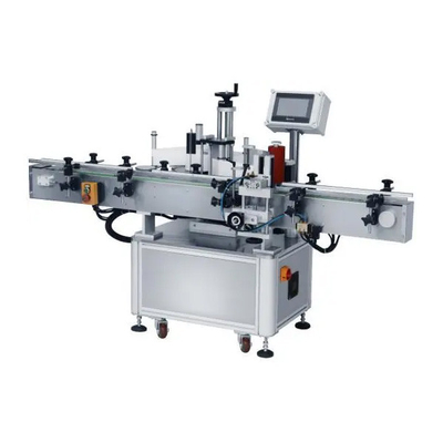 เครื่องติดฉลากขวดกลมตำแหน่งอัตโนมัติอัจฉริยะ 25m / นาที 0.8KW