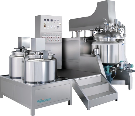 5.5kW 5000L เครื่องสำอางผสมอิมัลซิไฟเออร์สายการผลิตแต่งหน้า