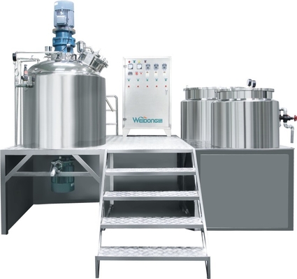 5.5kW 5000L เครื่องสำอางผสมอิมัลซิไฟเออร์สายการผลิตแต่งหน้า