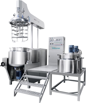 5.5kW 5000L เครื่องสำอางผสมอิมัลซิไฟเออร์สายการผลิตแต่งหน้า