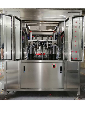 สายการผลิตบรรจุสเปรย์อัตโนมัติความเร็วสูง 90 ขวด / นาที 1.1kw