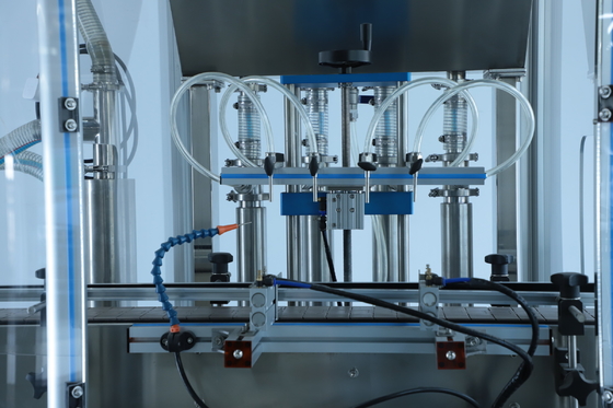 เครื่องบรรจุอัตโนมัติ 10 หัว แรงดันลม 0.6Mpa ปริมาณ 10-1000ml