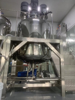 65rpm 50-5000L Cosmetic Emulsifier Mixer พร้อมระบบสุญญากาศเสริม