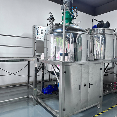 220V 380V Cosmetic Emulsifier Mixer ระบบสุญญากาศความปลอดภัยสูง 5000L