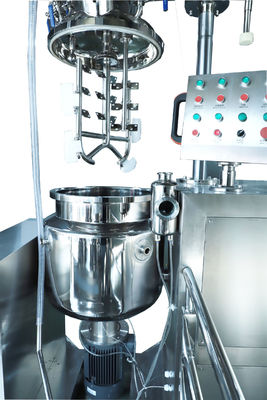เครื่อง homogenizer วาคูม 5000L เหล็กไร้ขัดเหล็ก ด้วยการรับประกัน 1 ปี
