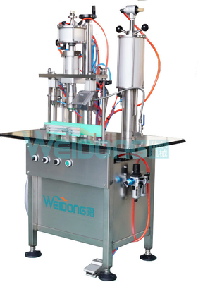 SUS304 เครื่องเติมระบายอากาศ สเปรย์ร่างกายครึ่งอัตโนมัติ น้ําหอมปลอดภัยในการทํางาน