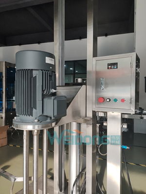 5L-2000L เครื่องผสมเอมูลซีเฟียร์เครื่องสําอางด้วย 0.37kw-15kw มอเตอร์พกพาพนูมาติกยก